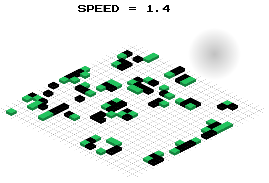 Isometric Game of Life