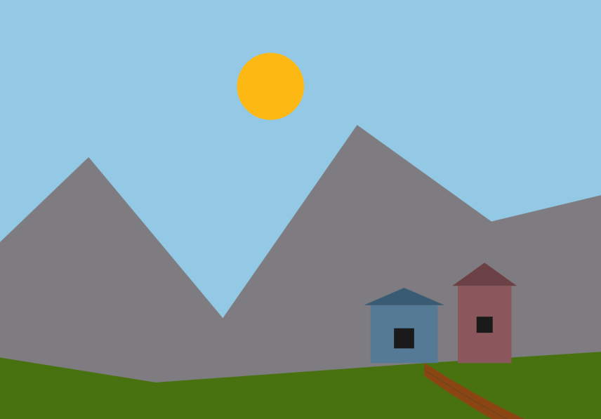 Simple landscape